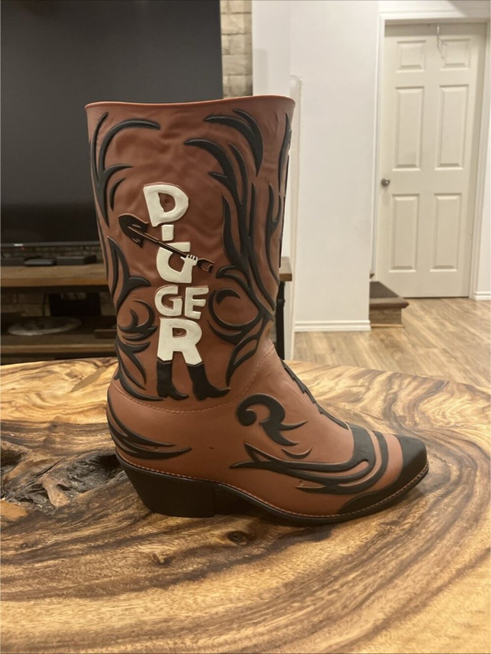Digger Cowboy Boot Popcorn Bucket Tom Cruise AMC Theatre - Unused